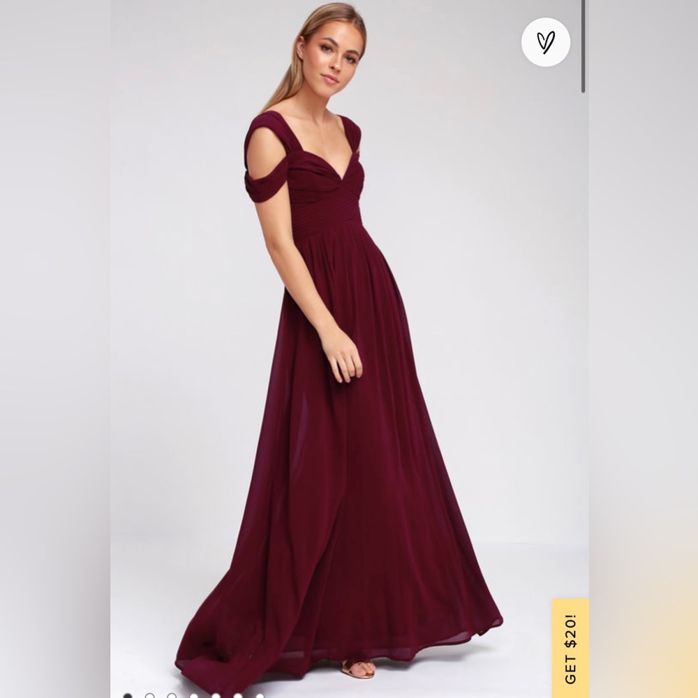 Lulu’s Burgundy Maxi Dress